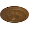 Ekena Millwork Stockport Ceiling Medallion (Fits Canopies up to 6 1/4"), Hand-Painted Smokey Topaz, 28"OD x 2 3/4"P CM28STSTF - alternate 2